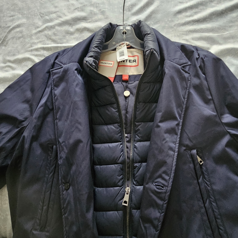 HUNTER ORIGINAL Men's Navy ALDGATE PREMIUM JACKET